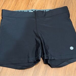 Roxy Black Athletic Spike Shorts